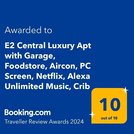 E2 Luxury Oldtown - 2x Parking, Foodstore, Pcscreen, Netflix, Unlimited Music, Crib, Babychair, Fastwifi, Aircon Кошице