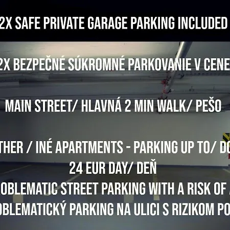 Appartamento E2 Luxury Oldtown - 2x Parking, Foodstore, Pcscreen, Netflix, Unlimited Music, Crib, Babychair, Fastwifi, Aircon *