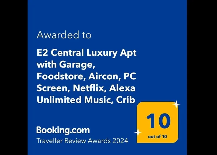 E2 Luxury Oldtown - 2x Parking, Foodstore, Pcscreen, Netflix, Unlimited Music, Crib, Babychair, Fastwifi, Aircon Košice